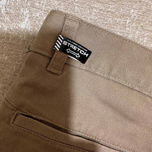 Volcom Mens Big Boys Size 28 Vmonty Stretch Chino Shorts Khaki Brown NWT - Picture 7 of 8